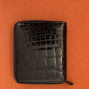 Ralph Lauren Alligator Zip Wallet
